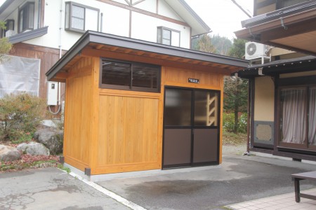 乾燥室を完備 乾燥室を完備